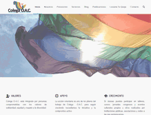 Tablet Screenshot of colegaac.org